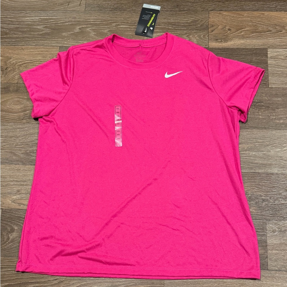 Nike Pink Crew Neck Athletic Tee